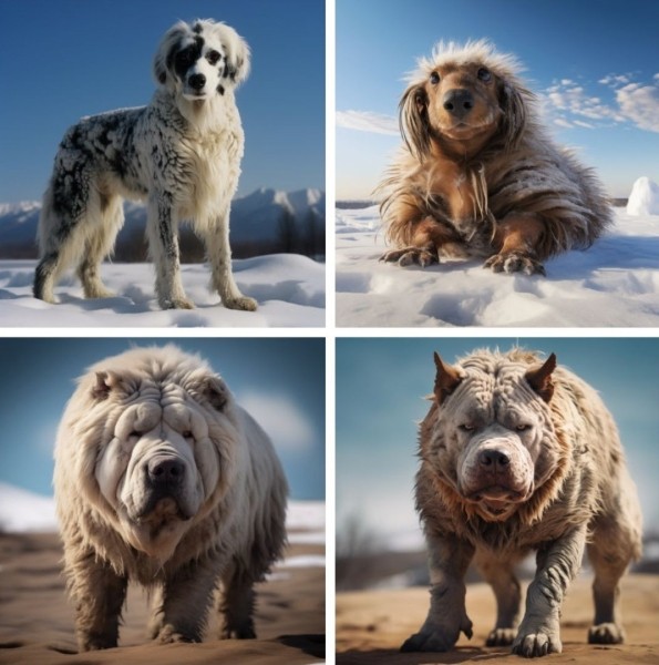 Ветеринары показали, как собаки могут выглядеть через 10 000 лет Ветеринары показали, как собаки могут выглядеть через 10 000 лет